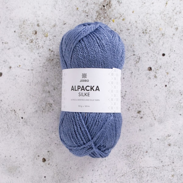 Alpacka Silke 50g Blue Slate (19) Järbo