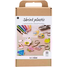 Pyssel Krympplast Nyckelringar och Broscher Creativ Company