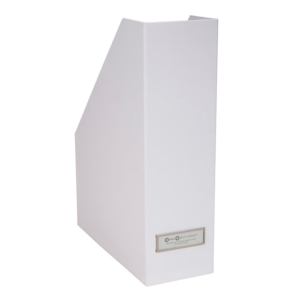 Tidskriftssamlare Viktoria 25x10x32,5cm Vit