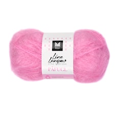Dale Garn Line Langmo Påfugl Mohair Mix 50 g Rosa Sløyfe 7916