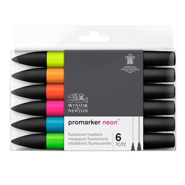 Markerpenna NeonMarker set 1 Winsor & Newton online | Adlibris