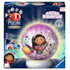 Puzzle-Ball Nightlight Gabby's Dollhouse 3D-palapeli 72 palaa Ravensburger