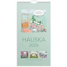 Perhekalenteri 2026 Hauska paperitaskulla 220x430 mm Burde