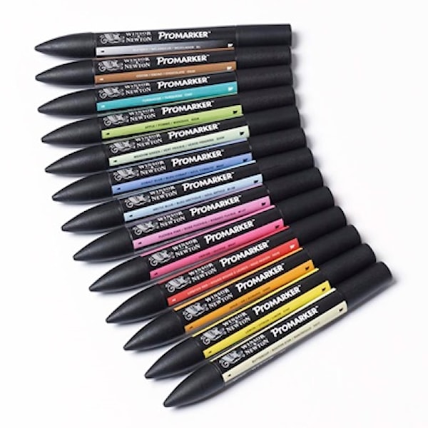 Graafinen Merkki Winsor & Newton ProMarker 12 Setti 2