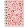 Notebook A5 Pink Botanical Burde