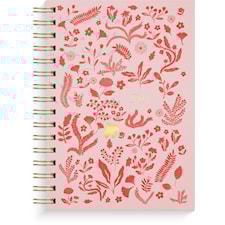 Notebook A5 Pink Botanical Burde