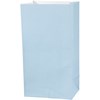 Papirpose, lys blå, H: 17 cm, str. 6x9 cm, 80 g, 10 stk./ 1 pk.