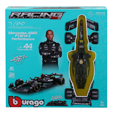 BBurago 1:24 F1 Mercedes-AMG W14 2023 - Lewis Hamiltonin figuurilla