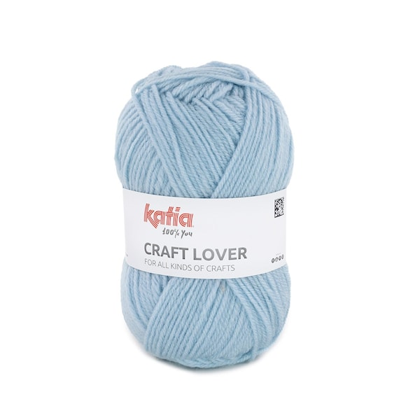 Craft Lover Garn 50 g Light sky blue 15 Katia