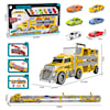 Lastbil Die-Cast 50 cm med 6 Bilar Suntoy