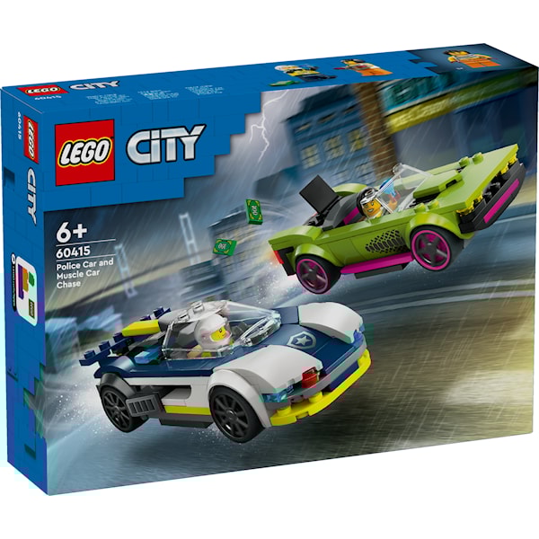 LEGO City 60415 Politibil på muskelbil-jakt