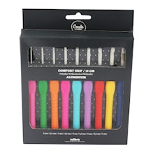 Virknål Set 9 Delar 14cm Ergonomisk Aluminium