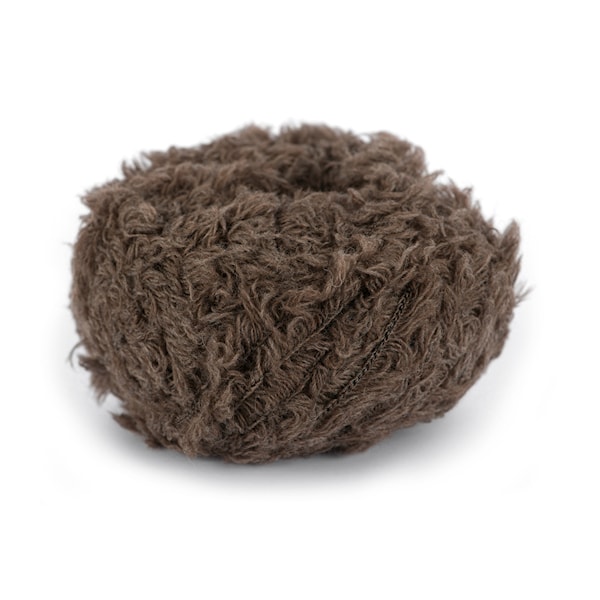 Dale Garn Pure Eco Fur Økologisk Ullmix 50 g Brun Melert 1107