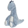 Dino med Manchestertyg Gosedjur 80 cm Blå Teddykompaniet