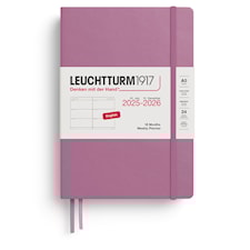 Kalender A5 18m 25–26 Ukentlig Planlegger Dusty Rose Leuchtturm1917