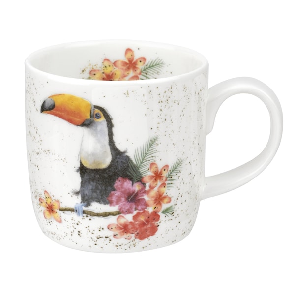 Royal Worcester WD Tukan Mugg 31 cl Vit