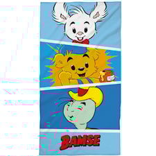 Badlakan Bamse 100% Bomull 70x140 cm Blå