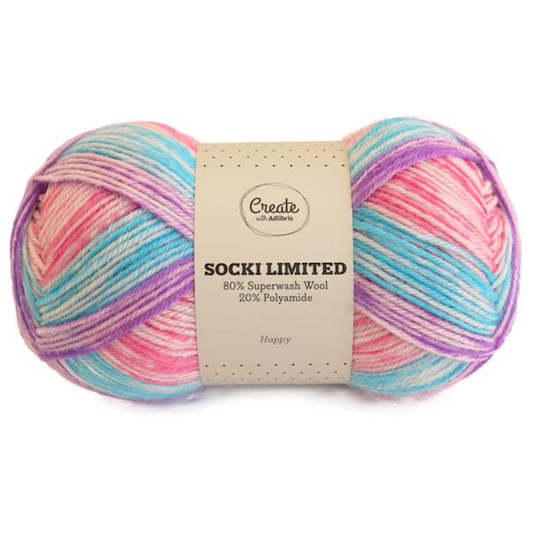 Adlibris SOCKI Limited Edition 100g Happy B083