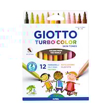 Giotto Turbo Color Skintones  -tussit, 12 kpl