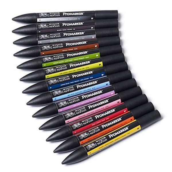 Graafinen Merkki Winsor & Newton ProMarker 12 Setti 1