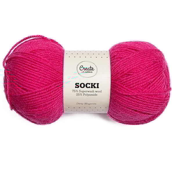 Socki Garn Enfärgade Ullmix 100 g Adlibris
