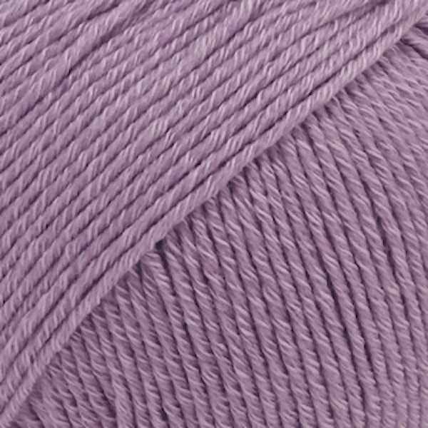 Cotton Merino Uni Colour Garn Ullmix 50 g Lavender 23 Drops