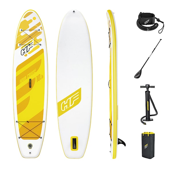 Bestway 65348, Surfebrett (SUP), Flerfarget, 110 kg, Full farge boks, ATTENTION!NO PROTECTION AGAINST DROWNING! SWIMMERS ONLY!, 3200 mm