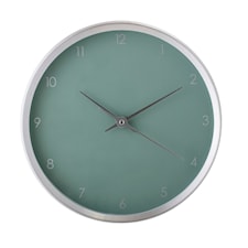 Bloomingville Väggklocka Aluminium Diameter 25 cm, Höjd 4,5 cm Silver