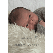 Strikkehefte Mens vi venter (norsk)