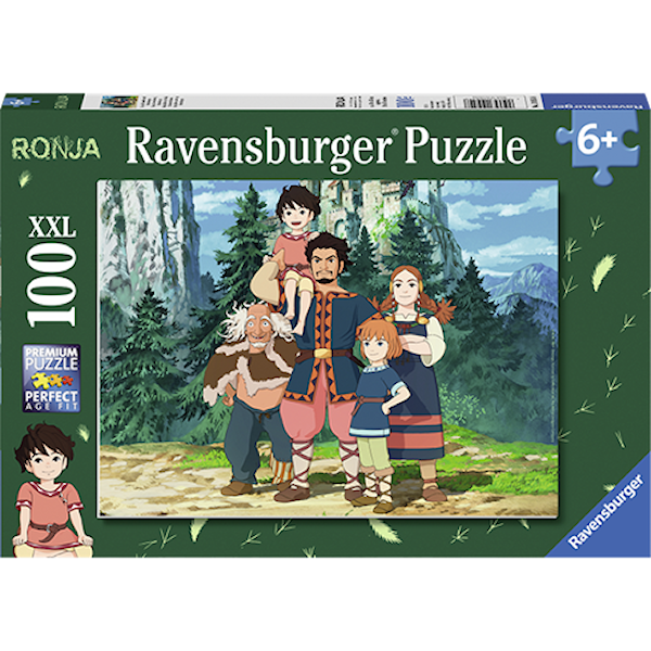 Ronja Røverdatter, Puslespill, 100 brikker, Ravensburger