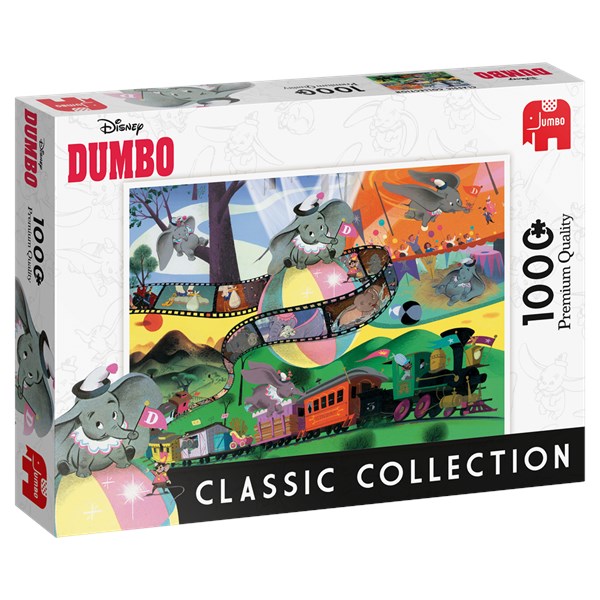 Disney Classic Collection Dumbo Pussel 1000 bitar Jumbo