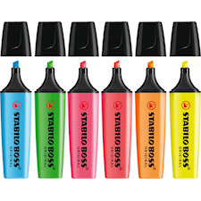 Korostuskynä STABILO BOSS (6 kpl)