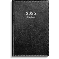 Kalender 2026 Prestige Konstläder Svart Burde