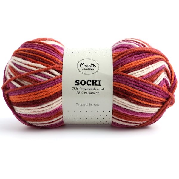 Adlibris Socki Lanka Villasekoitus 100g Tropical Berries B006