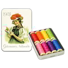 Trådset 100 M Nostalgi Box 8 rullar Gütermann