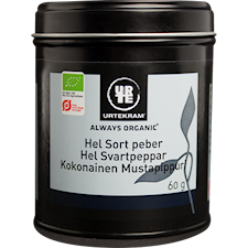 Urtekram Krydda Svartpeppar Hel 60 g Eko