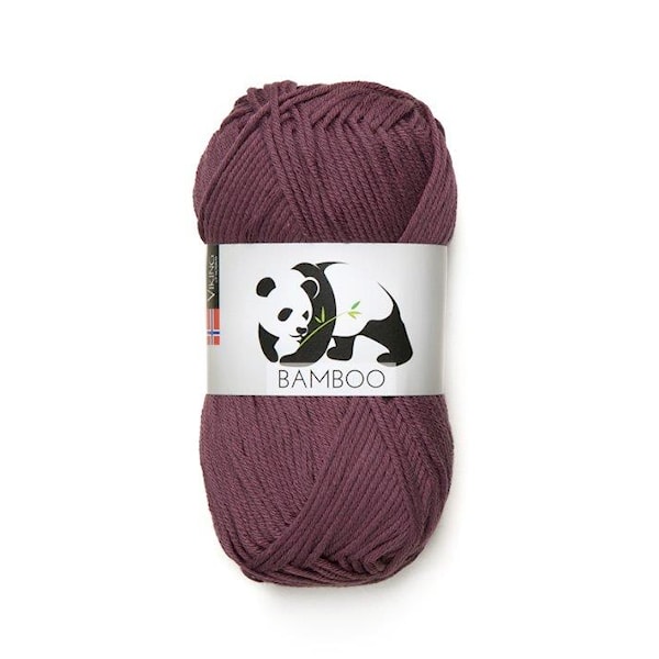 Viking of Norway Bamboo 50 gr tummaliila