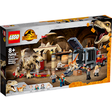 T. rexin ja Atrociraptor-dinosauruksen pako LEGO® Jurassic World (76948)