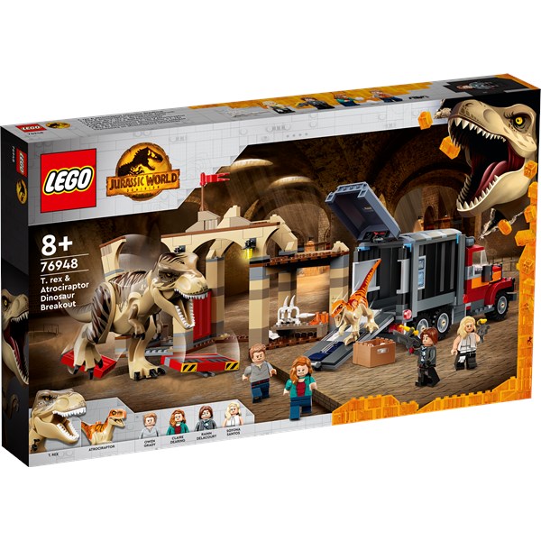 T. rex & atrociraptor – dinosaurieflykt LEGO® Jurassic World (76948)