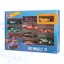 Hot Wheels Lahjapakkaus, 10 kpl