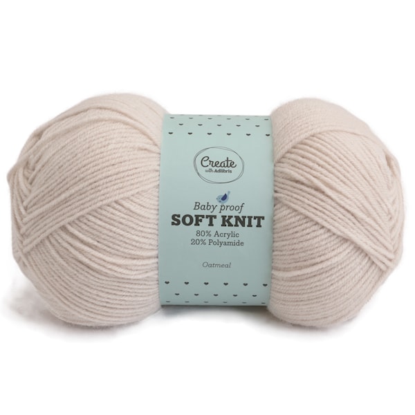 Adlibris Soft Knit 100g Oatmeal A378