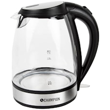 Vannkoker, 1,7 L, Glass, Champion