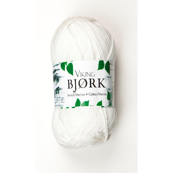 Viking of Norway Bjørk 50 gr Naturhvit 502