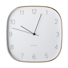 Bloomingville Väggklocka Aluminium Diameter 29 cm, Höjd 4 cm Guld