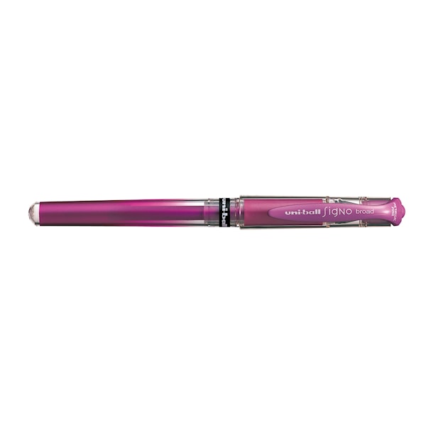 Rullepenn Signo Broad UM-153 Rosa, Uni-Ball