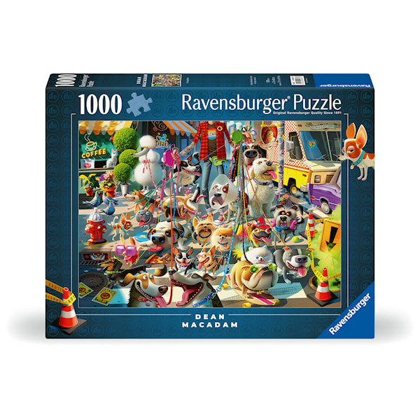 Pussel The Dog Walker 1000 bitar, Ravensburger