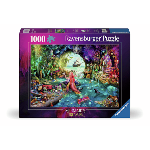 Mermaid's Treasure Pussel 1000 Bitar, Ravensburger
