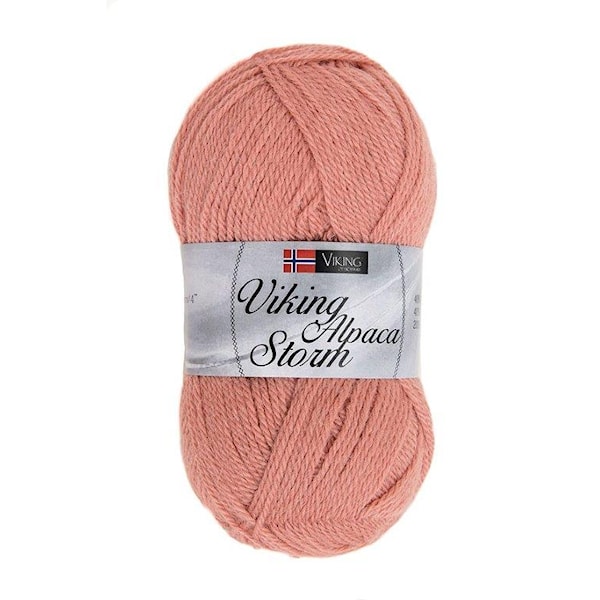Viking of Norway Alpaca Storm Garn Alpackamix 50g Aprikos 554