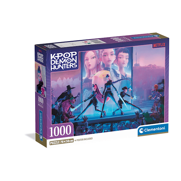 K-pop Demon Hunters Pussel 1000 Bitar