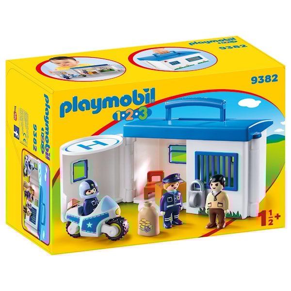 Polisstation att ta med Playmobil 1.2.3 (9382) - playmobil Polisstation att ta med Playmobil 1.2.3 (9382) - playmobil